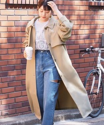 tiptop | 【2サイズ展開】2wayカラートレンチコート【web限定Sサイズあり】(トレンチコート)