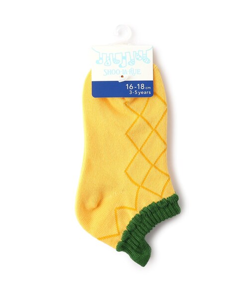 SHOO・LA・RUE（シューラルー）の「◆なりきりフルーツスニーカー丈ソックス（ソックス/靴下・キッズ・レッド系6/イエロー系9/ピンク系・56/53）」の5枚目の写真
