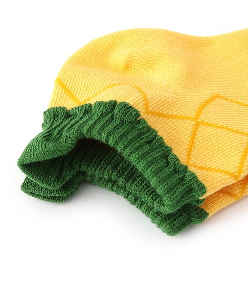 SHOO・LA・RUE（シューラルー）の「◆なりきりフルーツスニーカー丈ソックス（ソックス/靴下・キッズ・レッド系6/イエロー系9/ピンク系・56/53）」の6枚目の写真