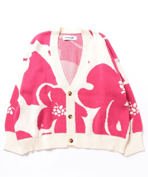 WHITELAND（ホワイトランド）の「WHITELAND/ホワイトランド/FLOWER CARDIGAN/フラワーカーディガン（カーディガン/ボレロ）」 WEAR