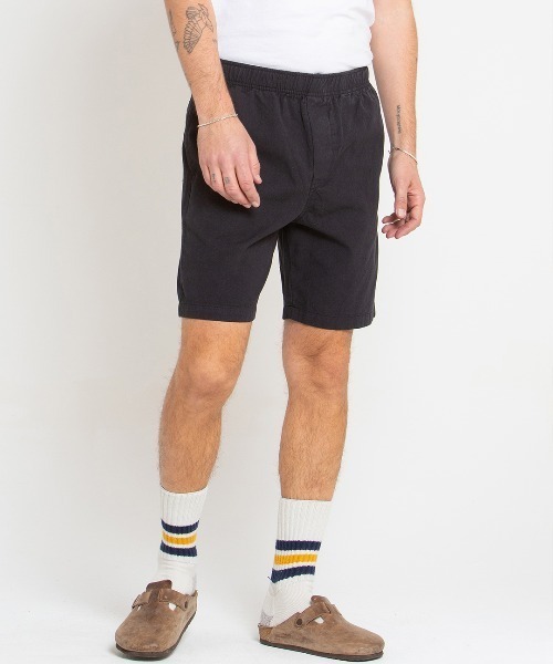 DEUS EX MACHINA(デウスエクスマキナ)の「INFINTY HEMP SHORT(その他パンツ・メンズ・ブラック/オフホワイト・SMALL/MEDIUM/LARGE)」の1枚目の写真