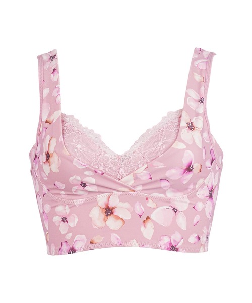 HEAVEN Japan(ヘヴンジャパン)の「夜寄るブラ(ナイトブラ) ムードフラワー ノンワイヤーブラジャー(ナイトブラ・レディース・桜・SG/LG/LGG/LL/MGG/4LG/3LG/SGG/4L/L/S/LLG/3L/MG/M/LLGG)」の12枚目の写真
