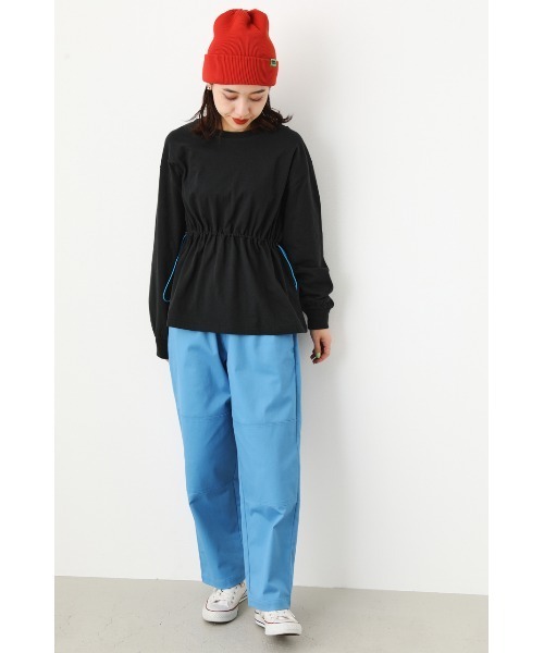 RODEO CROWNS WIDE BOWL（ロデオクラウンズワイドボウル）の「2WAYスピンドルトップス（Tシャツ/カットソー・レディース・ブラック/ターコイズブルー/オフホワイト/オレンジ・FREE）」の18枚目の写真