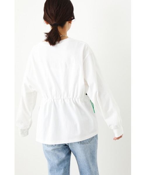 RODEO CROWNS WIDE BOWL（ロデオクラウンズワイドボウル）の「2WAYスピンドルトップス（Tシャツ/カットソー・レディース・ブラック/ターコイズブルー/オフホワイト/オレンジ・FREE）」の13枚目の写真