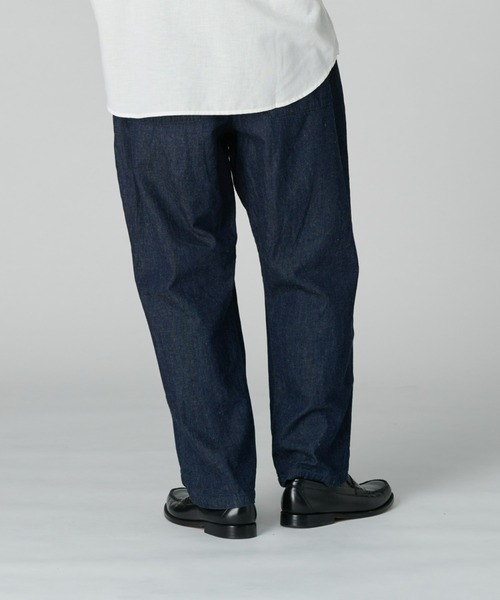 BACK NUMBER(バックナンバー)の「【BACK NUMBER】サラサラ綿麻イージーパンツ(デニムパンツ・メンズ・ダークインディゴブルー/インディゴブルー・S/M/L/XL)」の7枚目の写真
