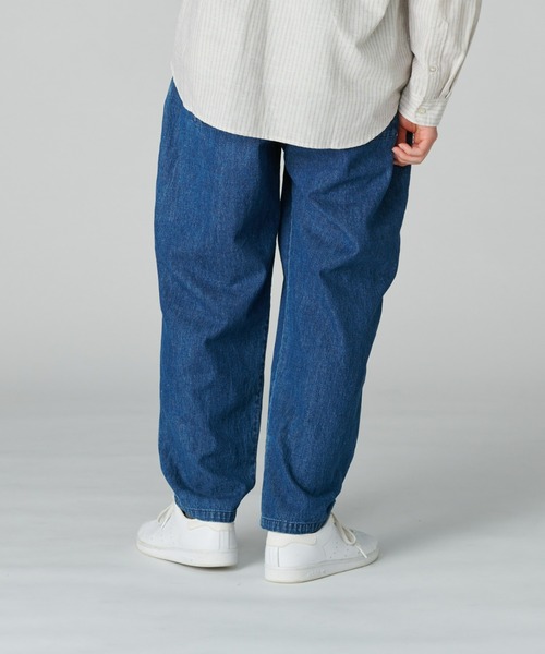 BACK NUMBER(バックナンバー)の「【BACK NUMBER】サラサラ綿麻イージーパンツ(デニムパンツ・メンズ・ダークインディゴブルー/インディゴブルー・S/M/L/XL)」の5枚目の写真