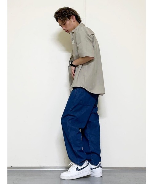 BACK NUMBER(バックナンバー)の「【BACK NUMBER】サラサラ綿麻イージーパンツ(デニムパンツ・メンズ・ダークインディゴブルー/インディゴブルー・S/M/L/XL)」の17枚目の写真