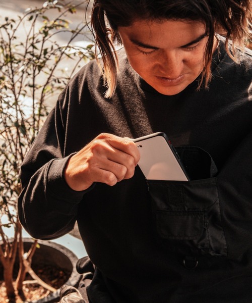 REEF（リーフ）の「【REEF】REEF DOUBLE POCKET L/S  TEE（Tシャツ/カットソー・メンズ・ブラック/オフホワイト/オリーブ・MEDIUM/LARGE/X-LARGE）」の7枚目の写真