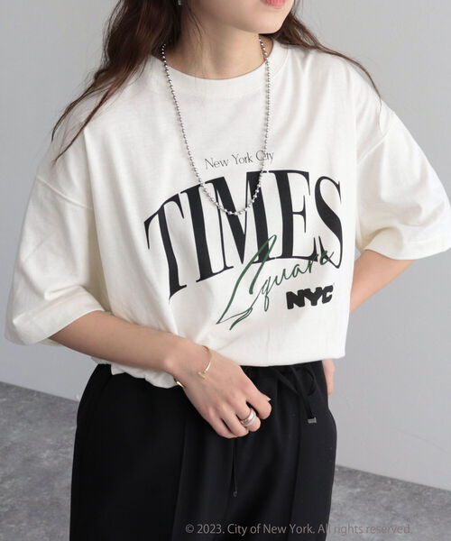 GOOD ROCK SPEED(グッドロックスピード)の「【GOOD ROCK SPEED/グッドロックスピード】NYC T(Tシャツ/カットソー・レディース・ライトグレー/オフホワイト・FREE)」の15枚目の写真