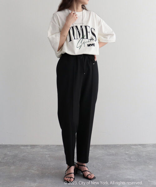 GOOD ROCK SPEED(グッドロックスピード)の「【GOOD ROCK SPEED/グッドロックスピード】NYC T(Tシャツ/カットソー・レディース・ライトグレー/オフホワイト・FREE)」の9枚目の写真