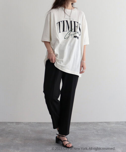 GOOD ROCK SPEED(グッドロックスピード)の「【GOOD ROCK SPEED/グッドロックスピード】NYC T(Tシャツ/カットソー・レディース・ライトグレー/オフホワイト・FREE)」の20枚目の写真