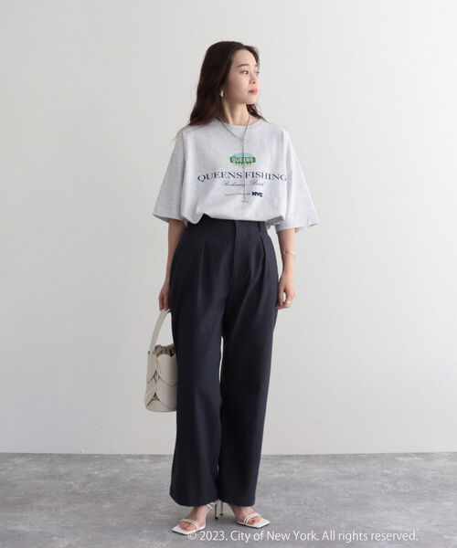 GOOD ROCK SPEED(グッドロックスピード)の「【GOOD ROCK SPEED/グッドロックスピード】NYC T(Tシャツ/カットソー・レディース・ライトグレー/オフホワイト・FREE)」の10枚目の写真