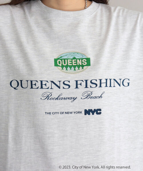 GOOD ROCK SPEED(グッドロックスピード)の「【GOOD ROCK SPEED/グッドロックスピード】NYC T(Tシャツ/カットソー・レディース・ライトグレー/オフホワイト・FREE)」の5枚目の写真