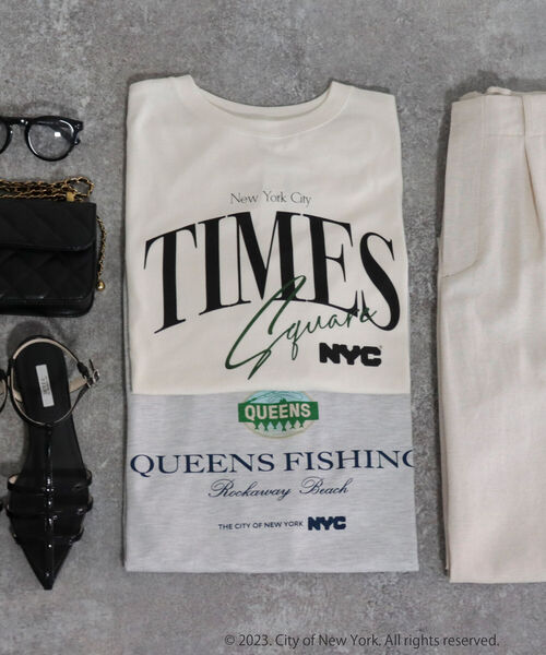 GOOD ROCK SPEED(グッドロックスピード)の「【GOOD ROCK SPEED/グッドロックスピード】NYC T(Tシャツ/カットソー・レディース・ライトグレー/オフホワイト・FREE)」の18枚目の写真