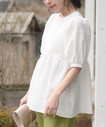 rps | エンボスペプラムブラウス(シャツ/ブラウス)