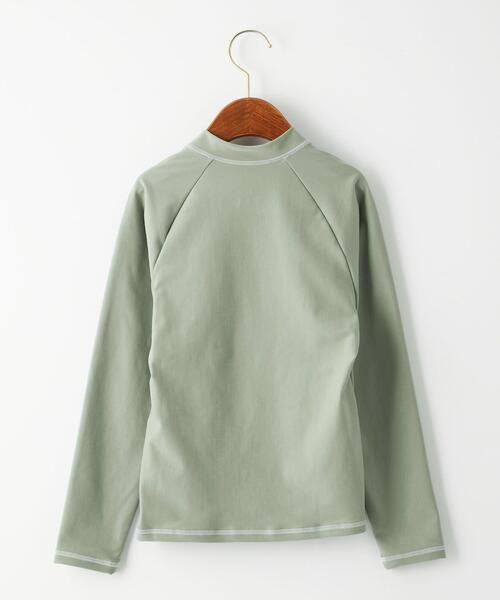 Speedo（スピード）の「【別注】＜SPEEDO＞TJ ラッシュガード140cm-150cm（ラッシュガード・キッズ・ダークグリーン/オフホワイト・140cm/150cm）」の9枚目の写真