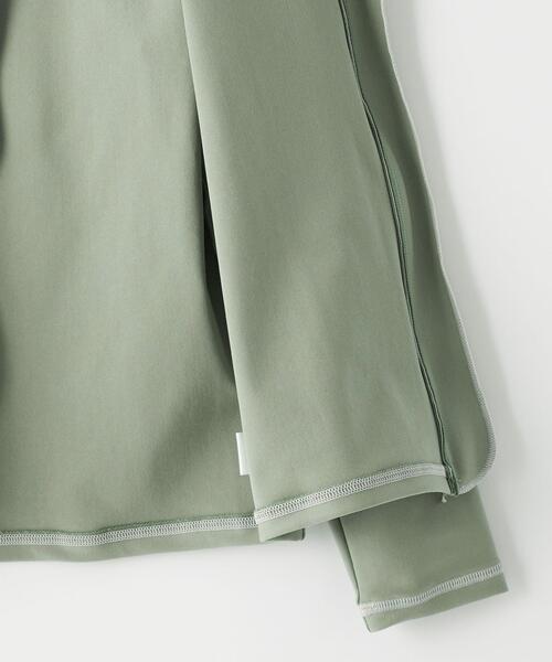 Speedo（スピード）の「【別注】＜SPEEDO＞TJ ラッシュガード140cm-150cm（ラッシュガード・キッズ・ダークグリーン/オフホワイト・140cm/150cm）」の10枚目の写真