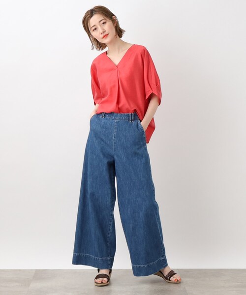 grove(グローブ)の「◆大人の余裕!ナチュラルキレイブラウス♪(シャツ/ブラウス・レディース・オフホワイト/ブラック/ワインレッド・03/02/01/05/04)」の16枚目の写真