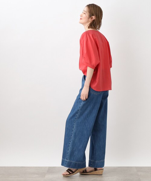 grove(グローブ)の「◆大人の余裕!ナチュラルキレイブラウス♪(シャツ/ブラウス・レディース・オフホワイト/ブラック/ワインレッド・03/02/01/05/04)」の17枚目の写真