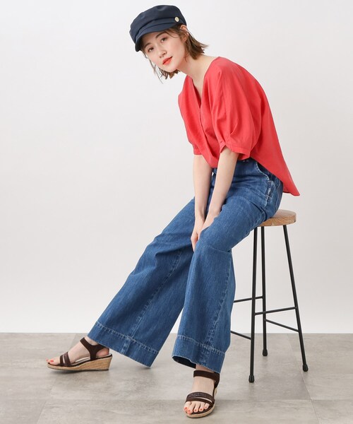 grove(グローブ)の「◆大人の余裕!ナチュラルキレイブラウス♪(シャツ/ブラウス・レディース・オフホワイト/ブラック/ワインレッド・03/02/01/05/04)」の20枚目の写真