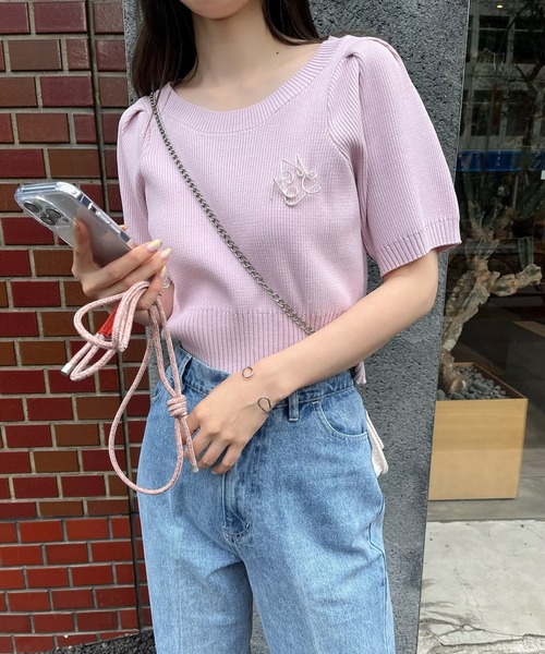 one after another NICE CLAUP（ワンアフターアナザーナイスクラップ）の「【サイズ展開あり】美シルエットワイドデニム（デニムパンツ・レディース・ブルー/ネイビー/ピンク/ブルー系その他/サックスブルー・SMALL/MEDIUM）」の9枚目の写真