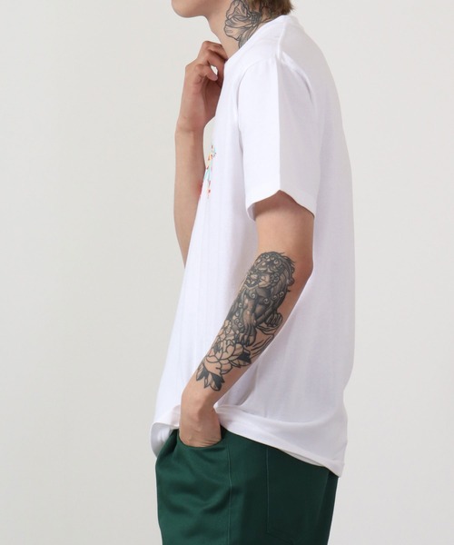 波達(NAMITATSU)(ナミタツ)の「波達(NAMITATSU) 5.6oz ヘビーウェイト プリントTシャツ(Tシャツ/カットソー・メンズ・ネイビー/ホワイト・M/L/XL)」の4枚目の写真