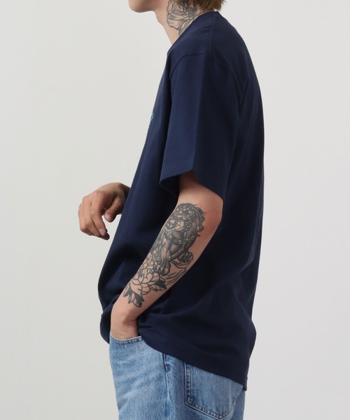 波達(NAMITATSU)(ナミタツ)の「波達(NAMITATSU) 5.6oz ヘビーウェイト プリントTシャツ(Tシャツ/カットソー・メンズ・ネイビー/ホワイト・M/L/XL)」の8枚目の写真
