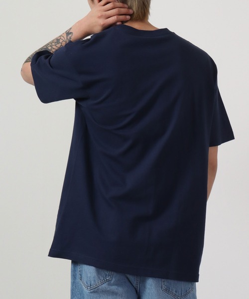 波達(NAMITATSU)(ナミタツ)の「波達(NAMITATSU) 5.6oz ヘビーウェイト プリントTシャツ(Tシャツ/カットソー・メンズ・ネイビー/ホワイト・M/L/XL)」の9枚目の写真