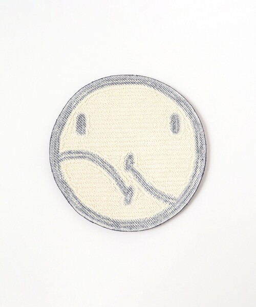 SECOND LAB.（セカンド ラブ）の「SECOND LAB. / SMILE CHAIR RUG MAT（ラグ/マット・メンズ・オフホワイト/グリーン/イエロー・ONE SIZE）」の8枚目の写真