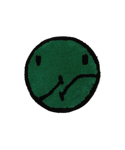 SECOND LAB.（セカンド ラブ）の「SECOND LAB. / SMILE CHAIR RUG MAT（ラグ/マット・メンズ・オフホワイト/グリーン/イエロー・ONE SIZE）」の10枚目の写真