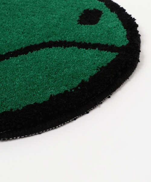 SECOND LAB.（セカンド ラブ）の「SECOND LAB. / SMILE CHAIR RUG MAT（ラグ/マット・メンズ・オフホワイト/グリーン/イエロー・ONE SIZE）」の12枚目の写真