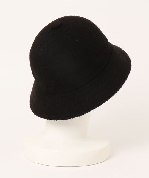 KANGOL(カンゴール)の「(KANGOL)バミューダカジュアルベルハット(ハット・レディース・ブラック/グリーン・MEDIUM)」の6枚目の写真