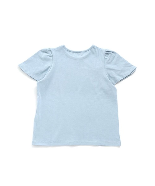 JENNI love(ジェニィラブ)の「チューリップスリーブTシャツ(Tシャツ/カットソー・キッズ・サックスブルー/カーキ/ピンク・130cm/140cm/150cm/160cm)」の8枚目の写真