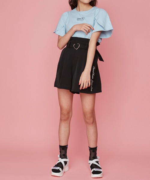 JENNI love(ジェニィラブ)の「チューリップスリーブTシャツ(Tシャツ/カットソー・キッズ・サックスブルー/カーキ/ピンク・130cm/140cm/150cm/160cm)」の17枚目の写真