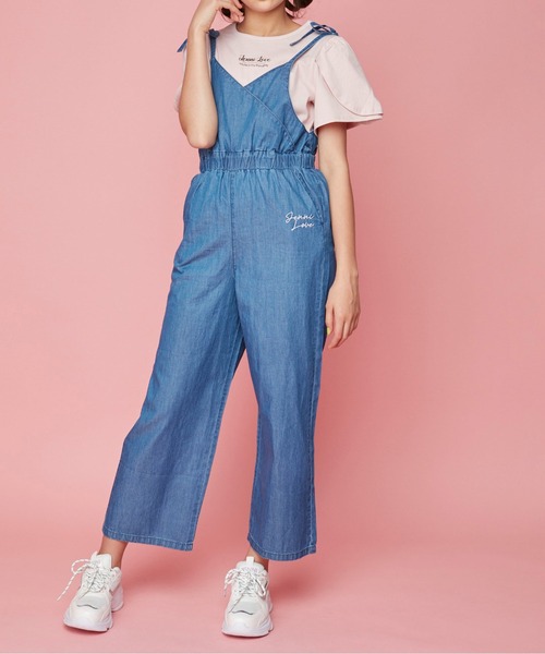 JENNI love(ジェニィラブ)の「チューリップスリーブTシャツ(Tシャツ/カットソー・キッズ・サックスブルー/カーキ/ピンク・130cm/140cm/150cm/160cm)」の18枚目の写真
