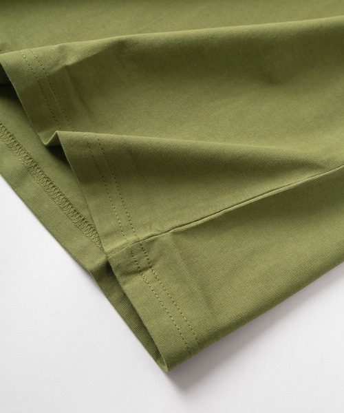 Carhartt WIP（カーハートダブリューアイピー）の「【Carhartt/カーハート】ブランドロゴ ワンポイントワッペン付き ポケット半袖Tシャツ/CH POCKET T-SHIRT（Tシャツ/カットソー・メンズ・グレイッシュブルー/アッシュグレー/ブラック/サンドベージュ/ホワイト/モスグリーン・M/L/XL）」の11枚目の写真