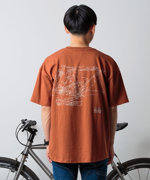 narifuri(ナリフリ)の「nanotec 制菌バックプリントTシャツ(Tシャツ/カットソー・メンズ・ブラウン/ホワイト/ブラック/カーキ・SMALL/MEDIUM/LARGE)」の21枚目の写真