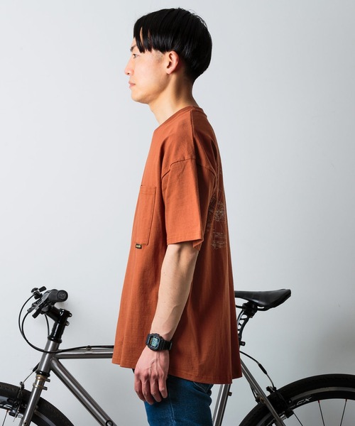narifuri(ナリフリ)の「nanotec 制菌バックプリントTシャツ(Tシャツ/カットソー・メンズ・ブラウン/ホワイト/ブラック/カーキ・SMALL/MEDIUM/LARGE)」の20枚目の写真