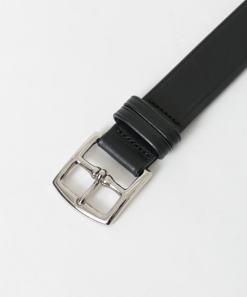 Scye（サイ）の「Scye　Leather New Basic Belt（ベルト・メンズ・ブラック/ダークブラウン・MEDIUM）」の7枚目の写真