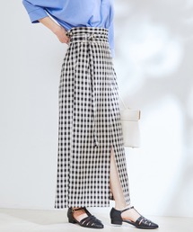 VIS | 【洗える】ギンガムチェックタイトスカート(スカート)
