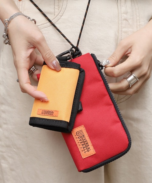 UNIVERSAL OVERALL(ユニバーサルオーバーオール)の「UNIVERSAL OVERALL/ユニバーサルオーバーオール コンパクトウォレット 財布(財布・メンズ・オレンジ/ブルー/レッド/ブラック・FREE)」の4枚目の写真