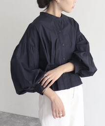fredy emue | 【fredy emue/フレディエミュ】クロプトバンドカラーシャツブルゾン(シャツ/ブラウス)