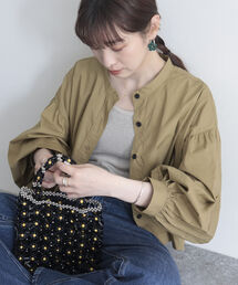 fredy emue | 【fredy emue/フレディエミュ】クロプトバンドカラーシャツブルゾン(シャツ/ブラウス)