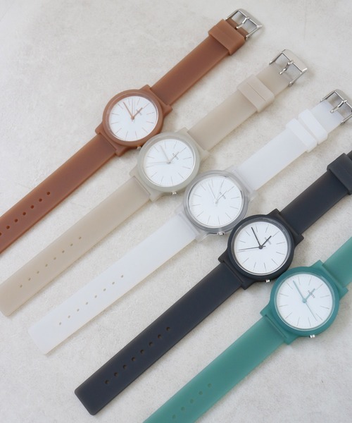 nattito(ナティート)の「〈nattito/ナティート〉clear matt watch グミー(アナログ腕時計・レディース・ブラック/ホワイト/ブラウン/グレー/グリーン・ONE SIZE)」の7枚目の写真