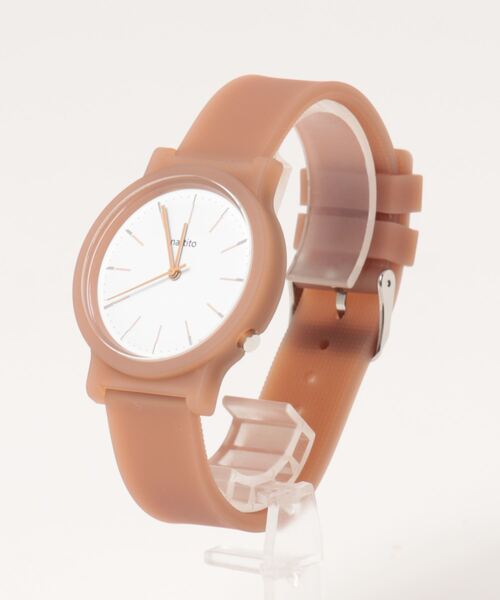 nattito(ナティート)の「〈nattito/ナティート〉clear matt watch グミー(アナログ腕時計・レディース・ブラック/ホワイト/ブラウン/グレー/グリーン・ONE SIZE)」の9枚目の写真
