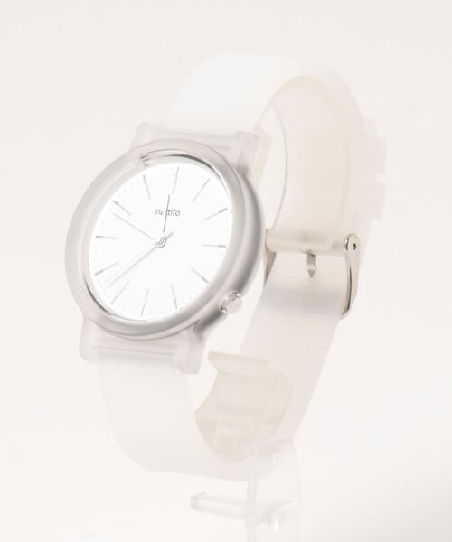 nattito(ナティート)の「〈nattito/ナティート〉clear matt watch グミー(アナログ腕時計・レディース・ブラック/ホワイト/ブラウン/グレー/グリーン・ONE SIZE)」の13枚目の写真