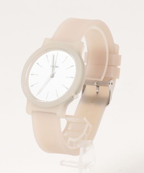 nattito(ナティート)の「〈nattito/ナティート〉clear matt watch グミー(アナログ腕時計・レディース・ブラック/ホワイト/ブラウン/グレー/グリーン・ONE SIZE)」の14枚目の写真