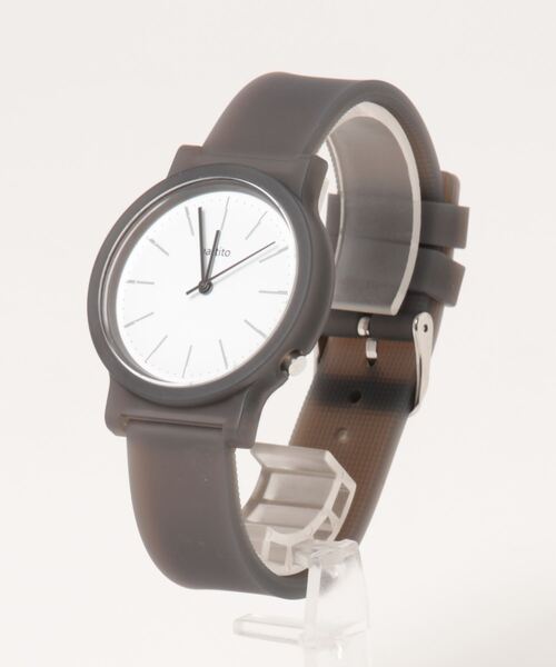 nattito(ナティート)の「〈nattito/ナティート〉clear matt watch グミー(アナログ腕時計・レディース・ブラック/ホワイト/ブラウン/グレー/グリーン・ONE SIZE)」の16枚目の写真