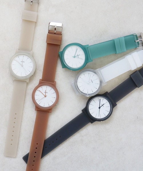 nattito(ナティート)の「〈nattito/ナティート〉clear matt watch グミー(アナログ腕時計・レディース・ブラック/ホワイト/ブラウン/グレー/グリーン・ONE SIZE)」の10枚目の写真