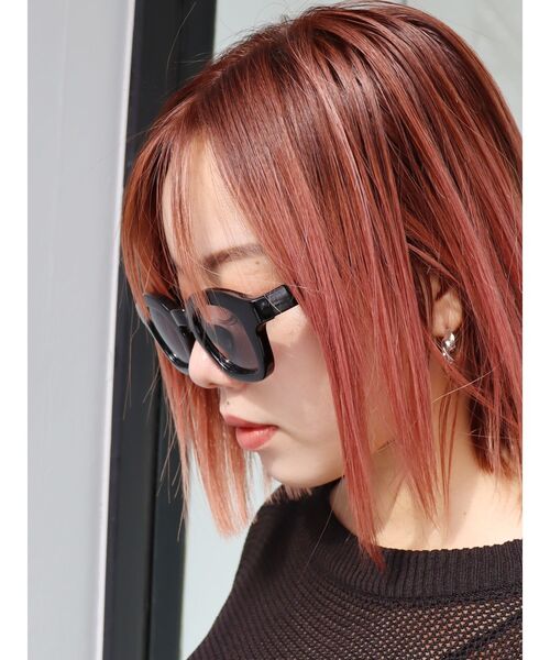 EVRIS（エヴリス）の「GEOMETRY FRAME サングラス（サングラス・レディース・ブラウン/ブラック・FREE）」の2枚目の写真